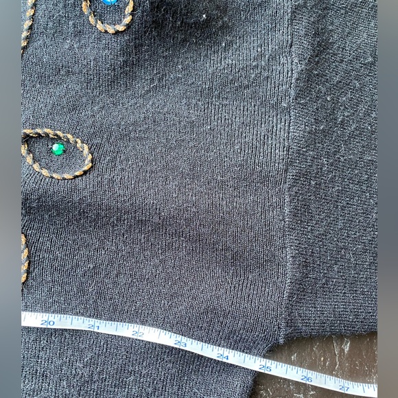 BayClub sweater embroisery Christmas trees size Large - Picture 8 of 9